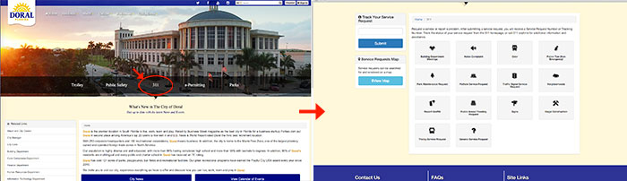 311 Application Screenshot